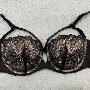 Adore Me Bra 34DD Demi Seamed Cup Lingerie Padded